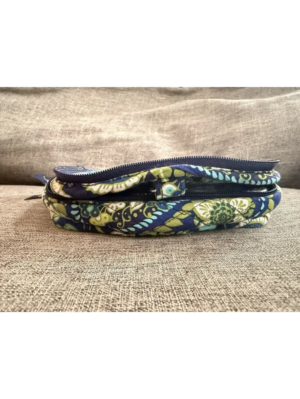 Vera Bradley Mini Hanging Travel Makeup Organizer In Rhythm And Blues